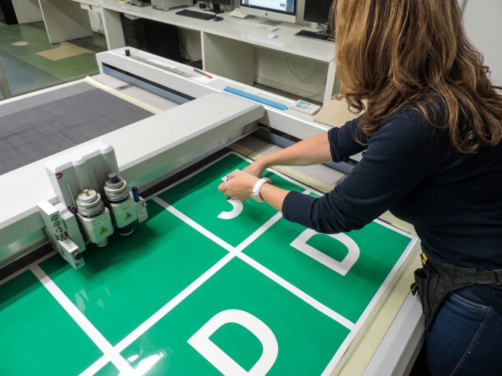 esempio lavorazione intaglio plotter