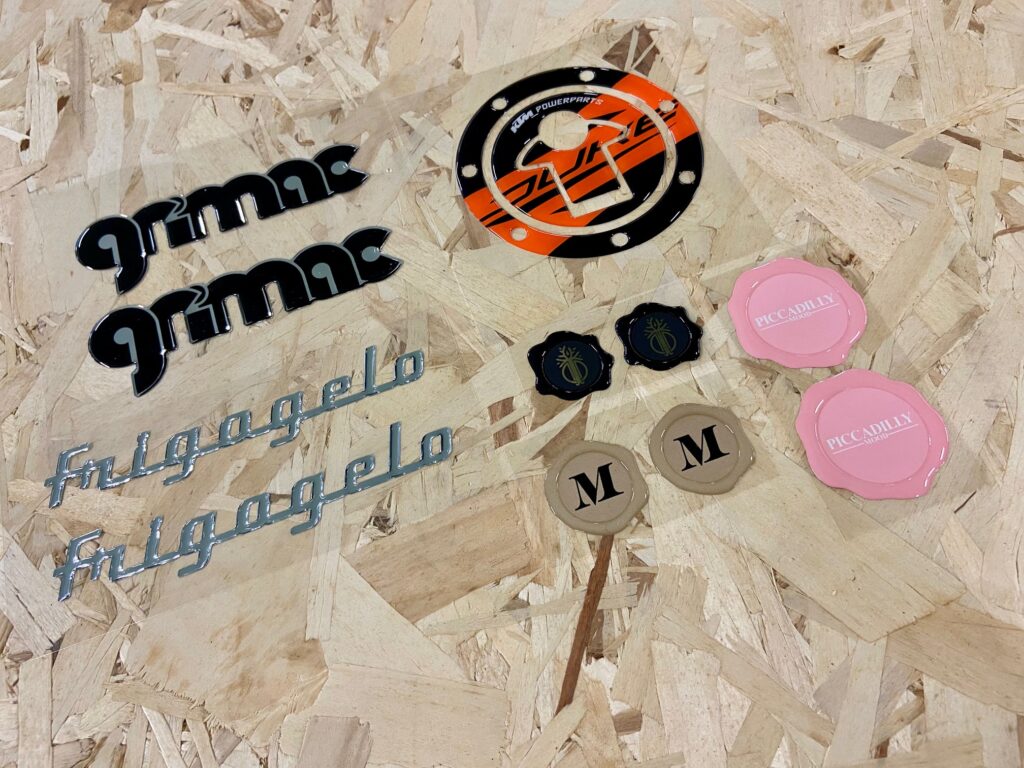 esempio etichette resinate ecodome