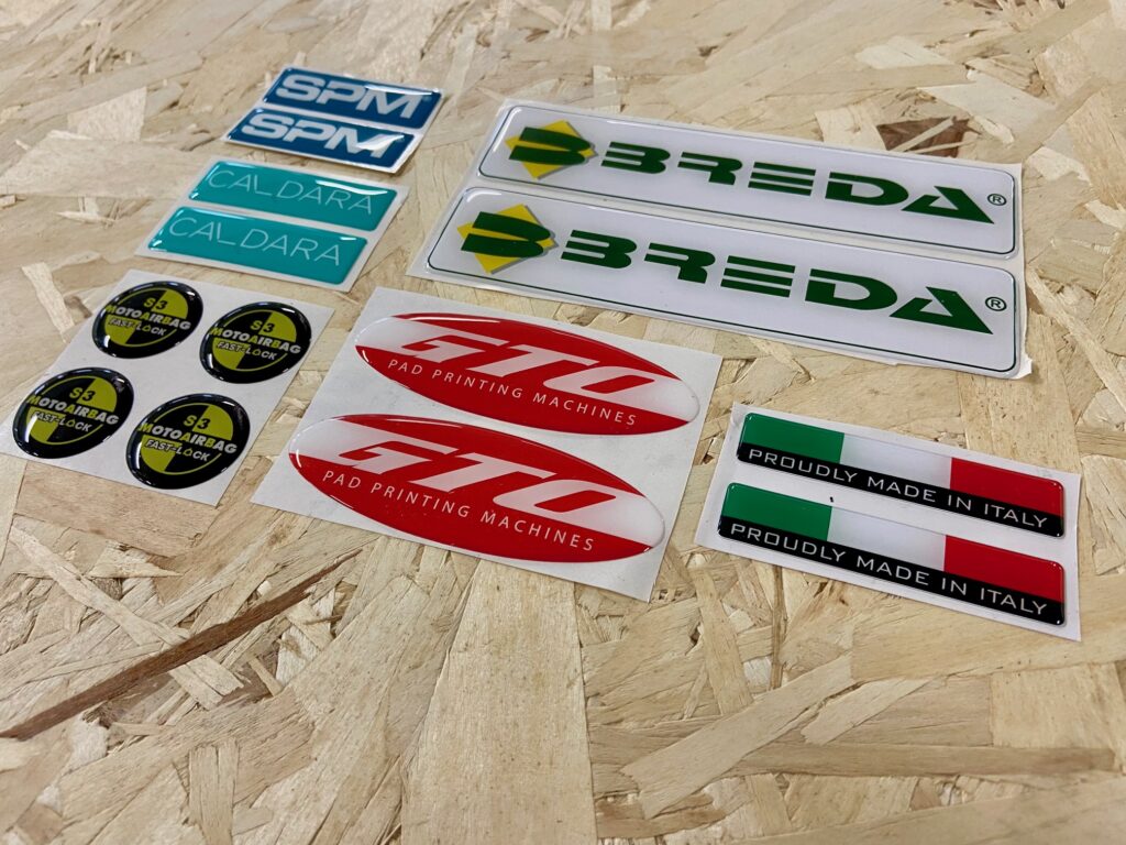 esempio etichette resinate ecodome